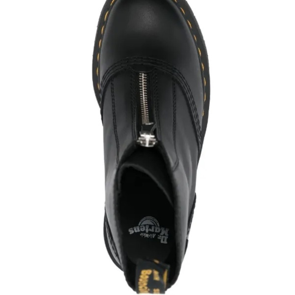 NWOB Dr Martens Jetta Zipped Sendel Black 100% Leather Platform Boots Sz 8 - Picture 8 of 8